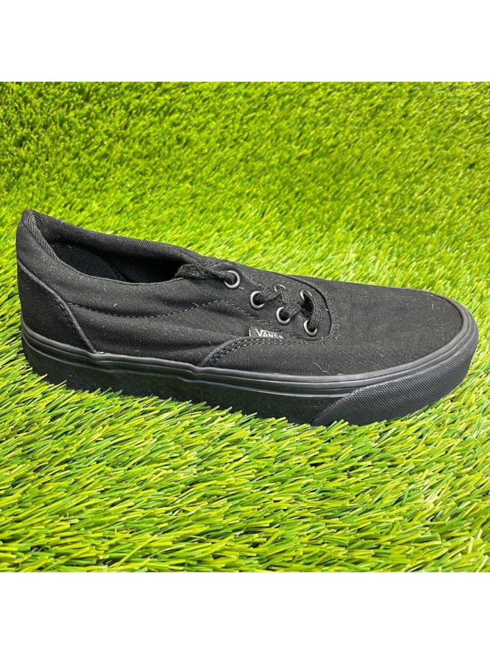 Vans Doheny Low Womens Size 6.5 Black Athletic Walking Skate Shoes Sneakers